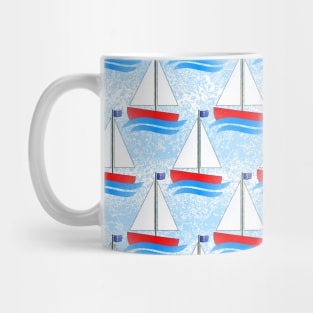 Sailing Pattern Mug